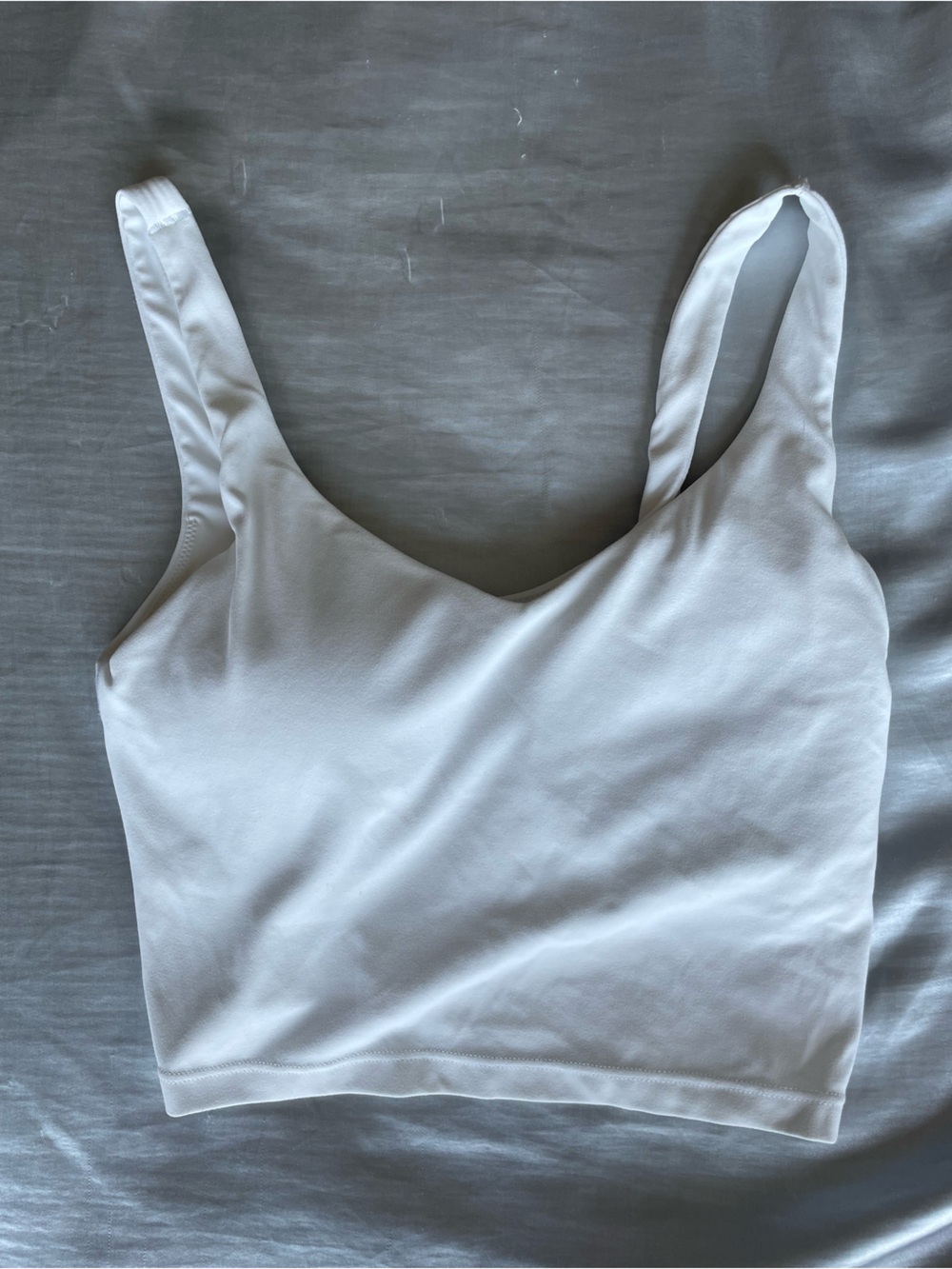 White Offline by Arie Cropped Tank Top